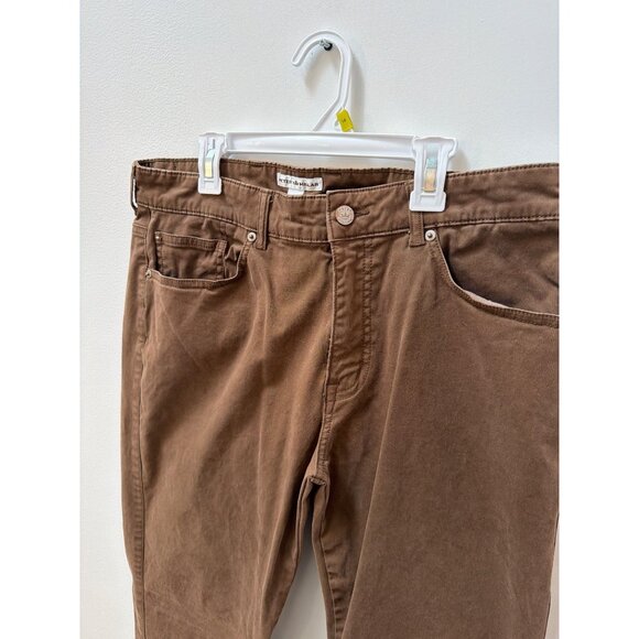 Peter Millar Mens Brown Chino Pants Size 34 - Picture 2 of 6